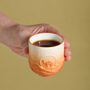 Taza de Café de Cerámica con Relieve de Camello, Taza de Té Estilo Árabe, Vajilla para el Hogar, Cocina, Cafetería, Oficina, Regalo - Product Image 4