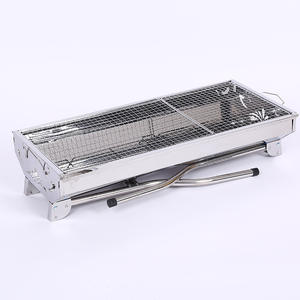 Barbecue en acier Grilles <span class=keywords><strong>à</strong></span> charbon de <span class=keywords><strong>bois</strong></span> Pliant Portable Extérieur Espace de Noël Valentine Fête de <span class=keywords><strong>bébé</strong></span> Cadeaux d'Halloween Bière chinoise - Product Image 6