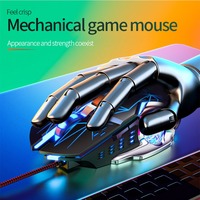 Mouse Komputer E-Sports New G15 Berkabel Antarmuka USB Desain Ergonomis Senyap dengan Lampu LED Backlit