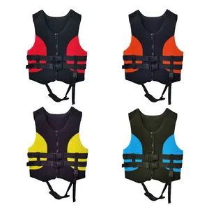 Manufacturer Watersports Jetski Rafting Sea Surf Swimming Marine Safety Neoprene Vest Life Jacket for Adult