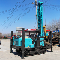 Mikton Foreuse pneumatique pour puits d'eau profonds de 300 m, moteur diesel 92 kW, sur chenilles, pour forage de roche dure, facile à utiliser