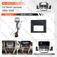 Radio Mobil Pabrik 12.3in untuk Buick 2004-2008 LaCrosse Android, Panel Bingkai Dasbor, Kit Aksesoris Layar Android