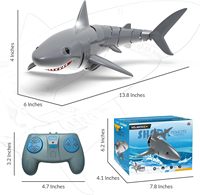 Juguete de Tiburón ROXGOCT RC para Niños, Escala 1:18, Alta Simulación, Robot Eléctrico con Control Remoto de 4 Canales, Alcance de 40 m, Uso en Exteriores
