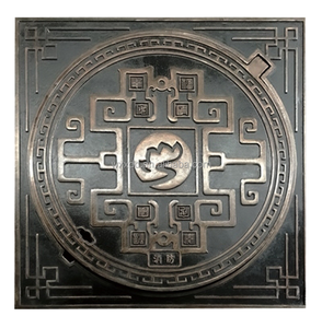 Il tombino colorato colorato del paesaggio del ferro sferoidale copre le strade urbane e la progettazione artistica delle piazze residenziali per le aree sceniche - Product Image 3