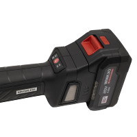 WINKKO Meuleuse d'angle sans fil 21V sans balais 125mm de qualité industrielle rechargeable avec interrupteur coulissant et batterie 4.0Ah M14