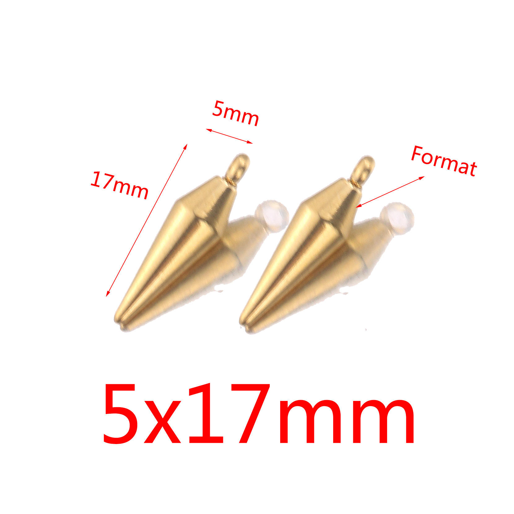 กรวยกลม-สีทอง