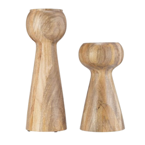 Candelabros de mesa Decoración de boda y Navidad Portavelas de madera hecho a medida Portavelas para eventos y fiestas - Product Image 2