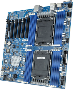 MS73 HB1 Dual Socket Server <b>Motherboard</b> Enterprise LGA 4677 Intel C741 Chipset 16 DDR5 DIMM Slots <b>Compute</b> Mainboard - Product Image 3