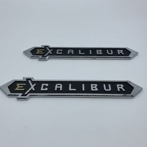 Emblema de Logotipo de <span class=keywords><strong>Coche</strong></span> 3D ABS <span class=keywords><strong>EXCALIBUR</strong></span>, Accesorio Exterior para Toyota Land Cruiser FJ200 - Product Image 2