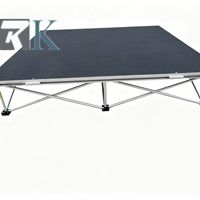 Scène modulaire en aluminium pour exposition, concert en plein air, événement, danse, éclairage, scène mobile portable à vendre