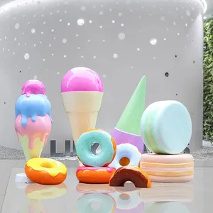 Supporto personalizzato ice cream shop decor wall/ ice cream model lambice cream model/ custom ice cream cone sleeves
