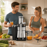 HGM Blender 1000W Elektrische Fruit- en Groentepers Extractor Centrifugaalpers 4-in-1 Blender Zelfreinigend Fabrieks OEM ODM
