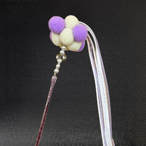 Eco-friendly Durable Polyester and Acrylic Cat Toys Interactive Wand with Sparkle Glitter for Endless Fun and Safe Solo <strong>Play</strong> - Product Image 6