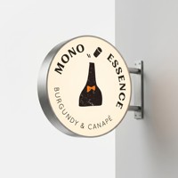Boîte lumineuse publicitaire LED Zhilin pour les magasins et les entreprises, lettres et formes personnalisables, alimentation AC, étanche IP65