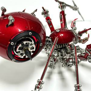 Kit Modello 3D da Assemblare <span class=keywords><strong>Ragno</strong></span> Meccanico Steampunk, Puzzle in Metallo Fai-da-Te, <span class=keywords><strong>Giocattolo</strong></span> Antistress, Regalo per Uomini - Product Image 2