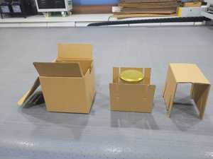 Custom Logo Corrugated Boxes Portable Waterproof Eco-Friendly <b>Packaging</b> for E-Commerce and Product Delivery Personalized - Product Image 2