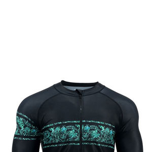 Manga larga lisa de calidad superior para hombres BJJ Rash Guards Elegante personalizado de alta calidad MMA Rash Guards - Product Image 4