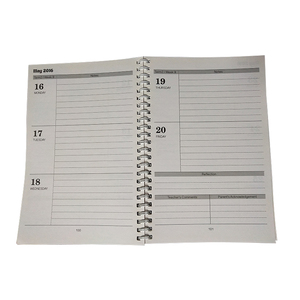 Cuaderno de Tapa Dura con Espiral, Personalizado con Impresión Promocional, Ecológico, con Cubierta de PP/Papel, A5 A6, con Rayas Universitarias - Product Image 2