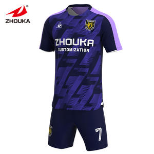 ชุดกีฬาฟุตบอลชายชุดฟุตบอลน้ำหนักเบาเสื้อฟุตบอลระบายอากาศ - Product Image 3