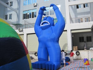 <b>Inflatable</b> Gorilla Balloon for Advertising Events with Customized Logo Waterproof & Sun Resistant Over 12ft Tall - Product Image 4