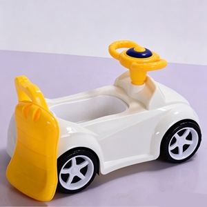 Scooter de cuatro ruedas para bebés de 1 a 3 años, scooter de baño de plástico para niños, coche mecedora de juguete para niños pequeños - Product Image 3