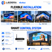 Écran LED extérieur haute résolution 8K, taux de rafraîchissement élevé 3840Hz, 10000 Nits, HDR10+, étanche IP66, installation facile, affichage fixe, produit très vendu