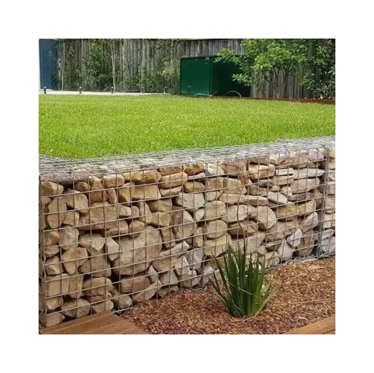 Gabion sepet tel örgü çelik galvanizli paslanmaz çelik gabyon tel örgü 100x50x30 5mm 50mm x 100mm diyafram