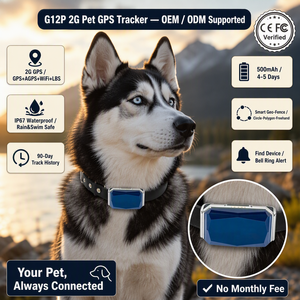 OEM Low Cost IP67 Waterproof <strong>GPS</strong> Dog Tracking Device <strong>Cats</strong> Small Animals APP Real Time Geo-fence Alert Anti-theft <strong>GPS</strong> <strong>tracker</strong> - Product Image 1
