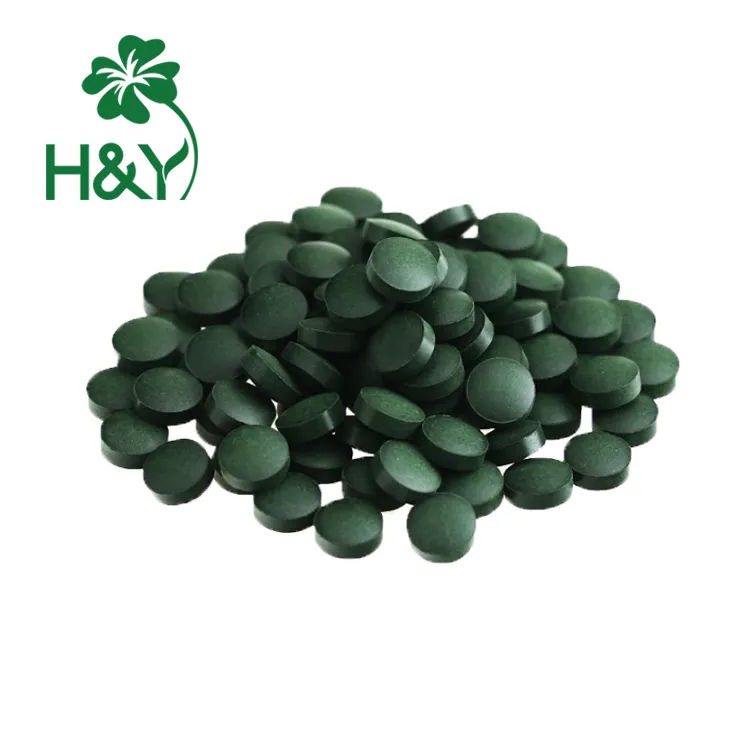 Sıcak satış doğal spirulina 250 mg tablet Spirulina Tablet