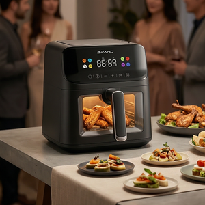 Friggitrice ad Aria Smart da 6,5L con Finestra Visibile e Controllo Digitale, Serbatoio Olio Antiaderente Rimovibile - Elettrodomestico da Cucina Moderno - Offerta Speciale - Product Image 4