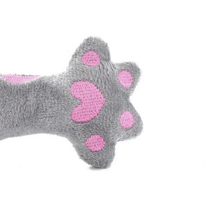 Hot Selling Interactive <b>Cat</b> Paw Shape <b>Plush</b> Toy with Catnip Crinkle Paper Wholesale Pet Chew Supplies Cute Catnip <b>Plush</b> Toys - Product Image 4