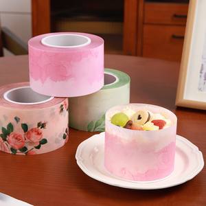 Collares de pastel de flores, película envolvente de pastel de Mousse, película de acetato para decoración de pastel de cumpleaños DIY - Product Image 3