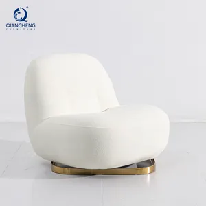 Manufacturer factory wholesale hotel metal frame sofa chair supplier modern leisure lounge chair luxury living room furniture