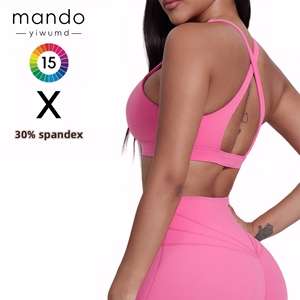 Sujetador deportivo Sexy de alta calidad para mujer, Sujetador deportivo de secado rápido para entrenamiento, gimnasio, Fitness, Top cruzado en la espalda, Yoga, venta al por mayor para mujer - Product Image 1
