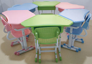 الأكثر مبيعًا أثاث المدرسة الحديث من الفولاذ + الخشب + pp - Product Image 2