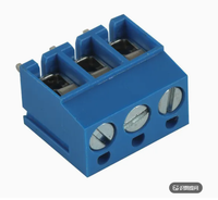 Connecteur de bornier à vis en plastique Xy305 300V 16A 5.0mm pour PCB Degson