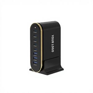 <span class=keywords><strong>Chargeur</strong></span> universel TKT <span class=keywords><strong>140W</strong></span> GaN LED à 8 ports, station de charge de bureau, <span class=keywords><strong>chargeur</strong></span> mural ABS, prise US, téléphone, ordinateur portable, type complet EU - Product Image 1