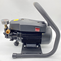Lavadora de Autos Eléctrica Pequeña Negra Taizhou JC-858, Lavadora de Alta Presión Portátil de 120 bar