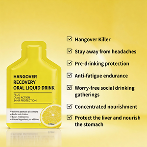 Integratore Liquido Naturale a Base di Erbe per la Protezione del Fegato e il Sollievo dalla Sbornia al Gusto di Arancia, Etichetta Privata OEM ODM Fornitore Globale - Product Image 4