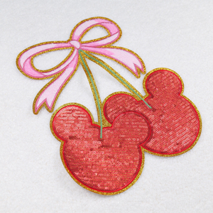 2025 amor bordado Día de San Valentín parches bordado personalizado hierro en letra brillo Chenille corazón mariposa parche apliques - Product Image 5