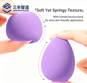 3 in 1 Purple Blending Sponge <b>Bundle</b>- purple waterdrop shape blending sponges*3 - Product Image 5