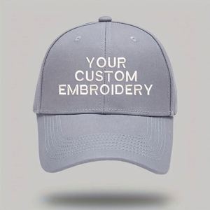 Vintage Washed Custom Text Baseball Cap Retro Sporty Dobby Terry Common Image Hand Embroidered Adjustable Metal Buckle Unisex - Product Image 3