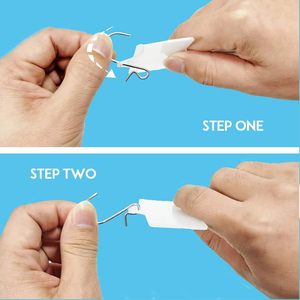 Supermercado Croche d'épicerie Croche en PVC pour collations Barra Colgante Présentoir de vente au détail Bandes de clips pliables en plastique suspendues pour collations - Product Image 6