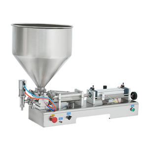 Machine de remplissage de liquide manuelle semi-automatique Petites bouteilles Confiture Grain Beurre d'arachide Chimique Médical <span class=keywords><strong>Construction</strong></span> métallique durable - Product Image 1