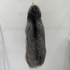 Venta Directa de Fábrica Abrigo de Piel Real de Zorro Natural para Mujer Chaqueta con Piel de Zorro - Product Image 3