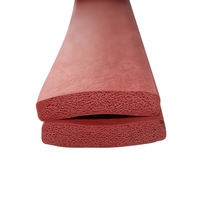 Bande d'étanchéité en mousse de caoutchouc silicone de haute qualité, résistante à la chaleur, couleurs personnalisées
