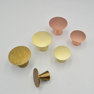 Witte Ladekast Handvat Keukenknoppen Handgrepen Voor Meubels Zwarte Knoppen Rond - Product Image 3