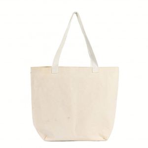 Bolsa de Compras de Lona Ecológica Personalizada de Gran Capacidad, Moderna, de Algodón Reciclado, con Asa Larga y Estampado de Leopardo, en Oferta - Product Image 1