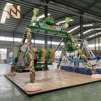 Manège Nova Rides Dinosaur Happy Swing, balançoire pour enfants à 30 degrés, équipement d'amusement de type carnaval, manèges pour adultes