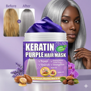 Mascarilla Capilar de Moda con Queratina, Colágeno, Biotina y Aceite de Argán, Marca Privada para Mercados de América del Norte, Europa y Medio Oriente - Product Image 1